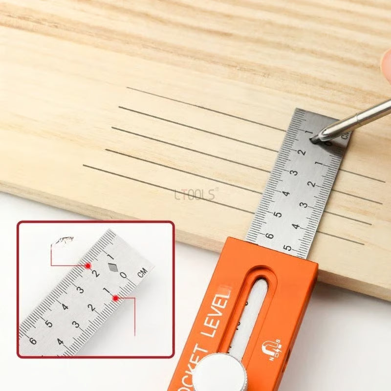 ExactMark 📏Multifunctionele meet- en markeerliniaal