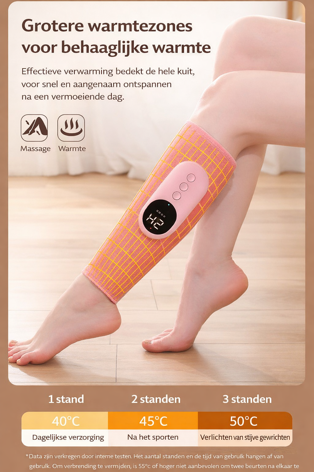 Lunéra Heat & Air Massage - 3-in-1 massageapparaat voor pijnvrije en gerevitaliseerde benen