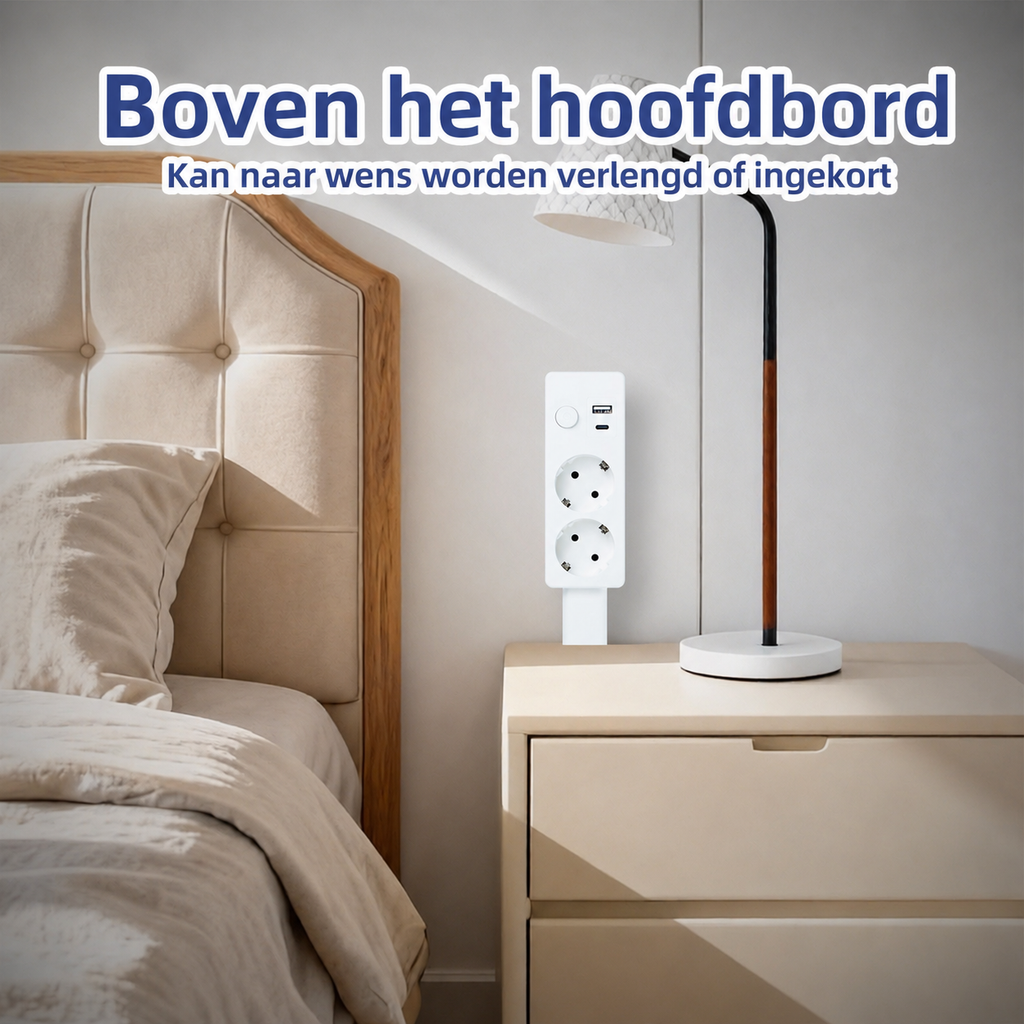 PlugDraai 180 – Verstelbare Wandstekker