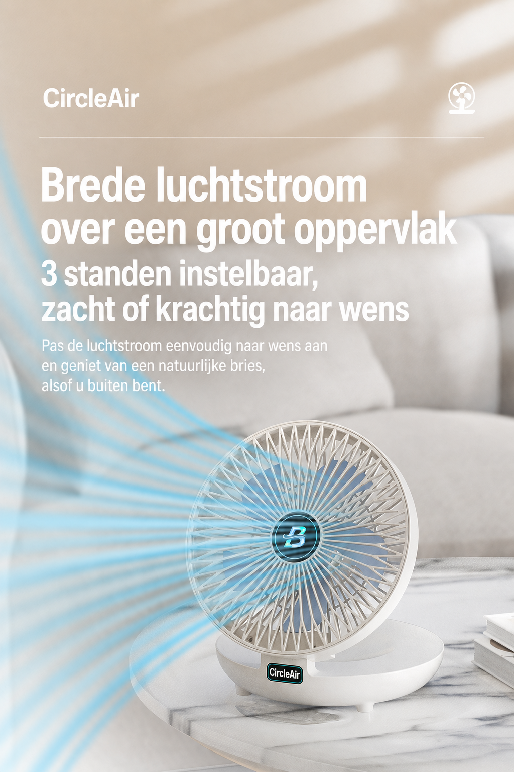 CircleAir | Gemakkelijk overal een verkoelend gevoel!