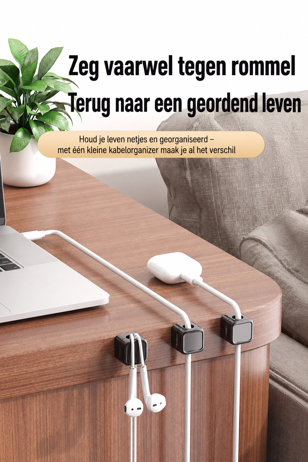 KabelTemmer magnetische kabelhouder
