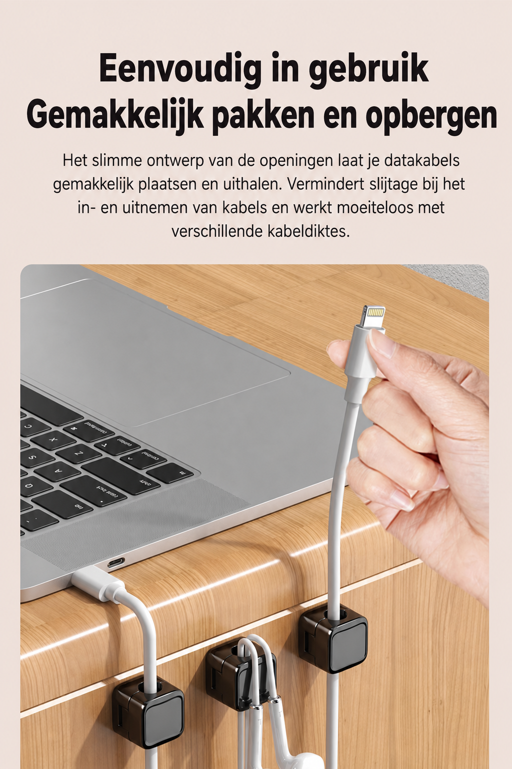 KabelTemmer magnetische kabelhouder