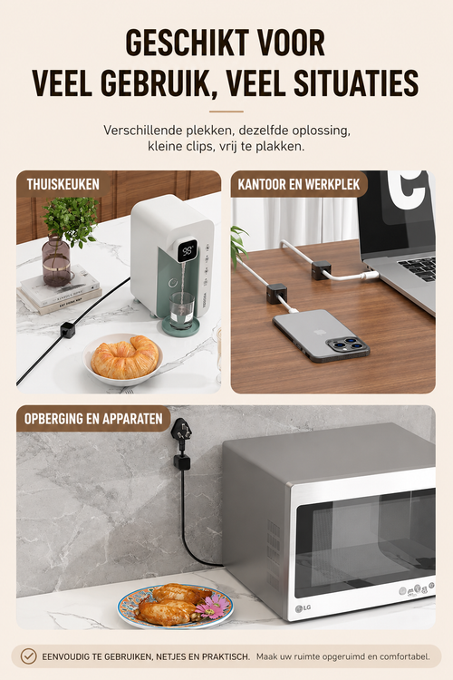 KabelTemmer magnetische kabelhouder