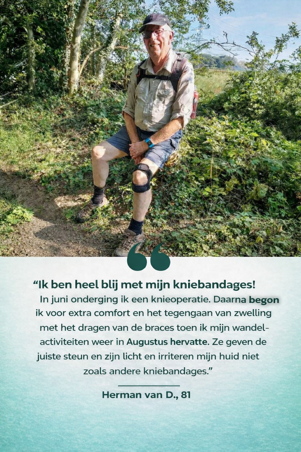 OrthoFit Kniebrace - Gerichte ondersteuning bij kniepijn