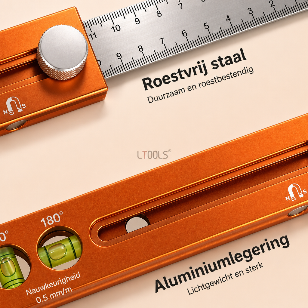 ExactMark 📏Multifunctionele meet- en markeerliniaal