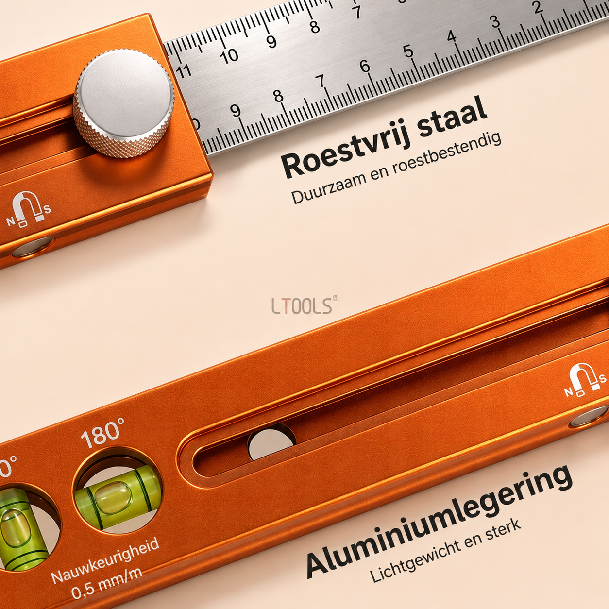 ExactMark 📏Multifunctionele meet- en markeerliniaal