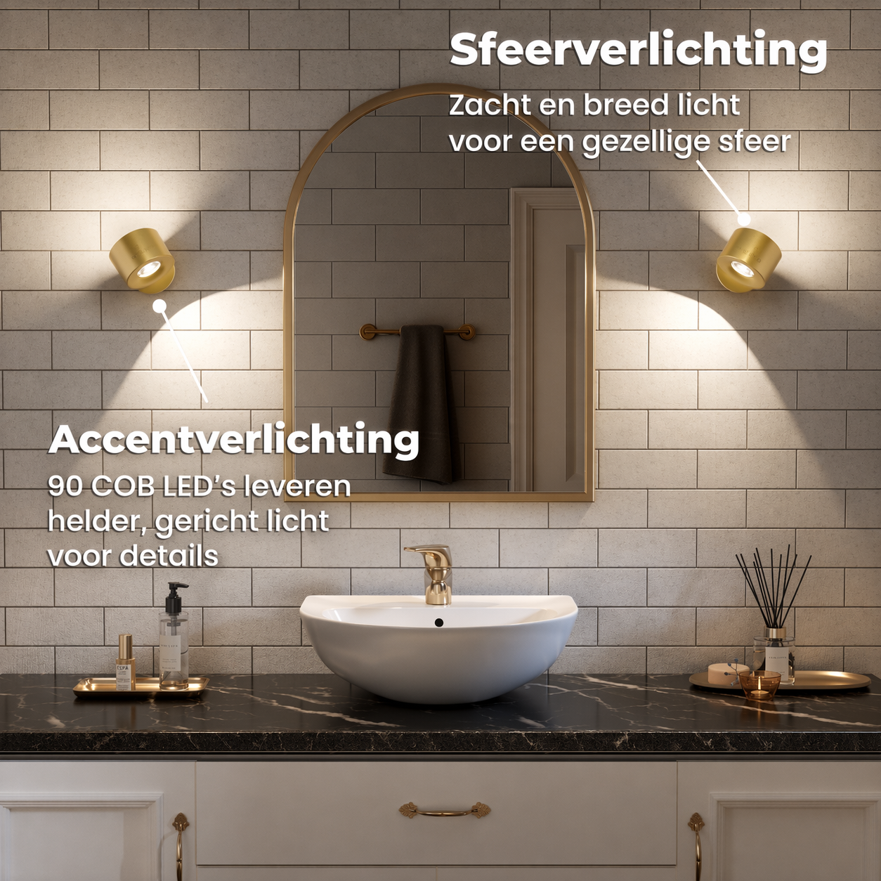 Flex Light - Dubbelzijdige wandlamp