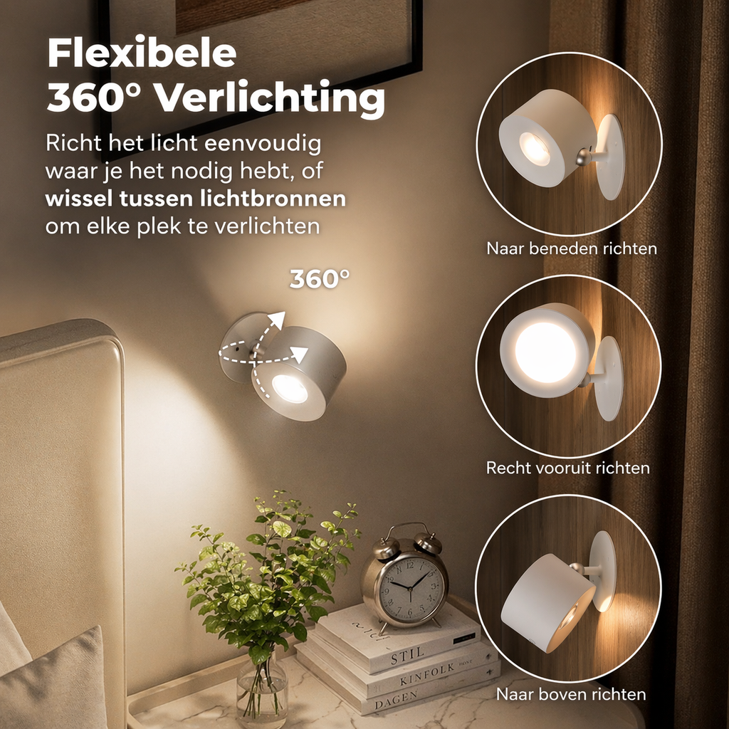 Flex Light - Dubbelzijdige wandlamp