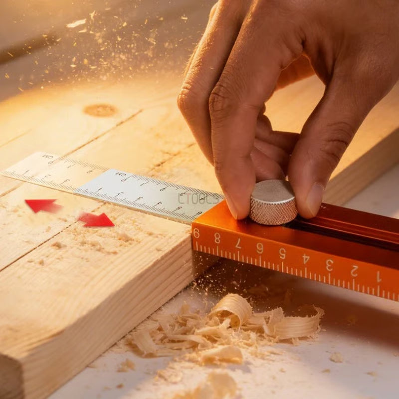 ExactMark 📏Multifunctionele meet- en markeerliniaal