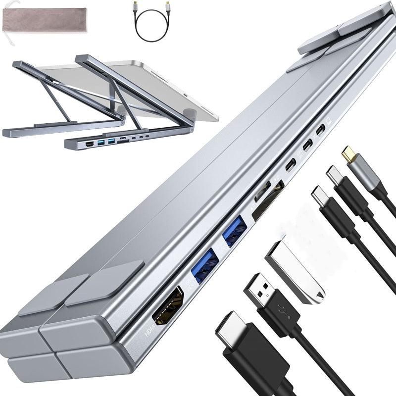 ConnectBase USB-C Dockingstation met Laptopstandaard en 4K HDMI